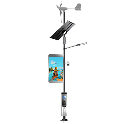 Strada della via del pannello di P4mm Smart LED che annuncia l'insegna della posta della lampada del LED