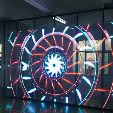 Lo schermo di vetro trasparente di velocità di rinfrescamento 3840HZ LED per il centro commerciale