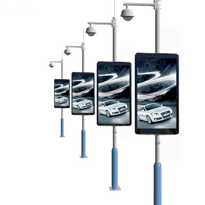 Bordo di pubblicità del bordo della strada dell'esposizione di LED della strada di Palo 1R1G1B della lampada