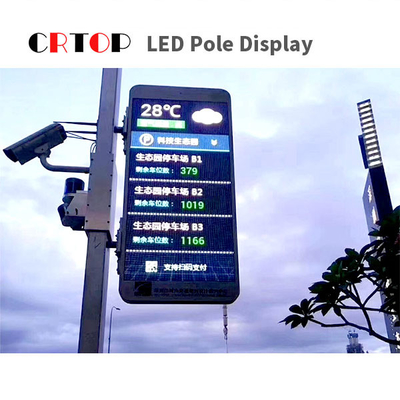 L'iluminazione pubblica palo all'aperto LED di P4mm visualizza il colore pieno astuto di HD