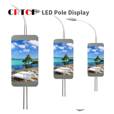 Schermo di Smart LED del contrassegno di Digital del bordo della strada dei pali di illuminazione P4mm della via