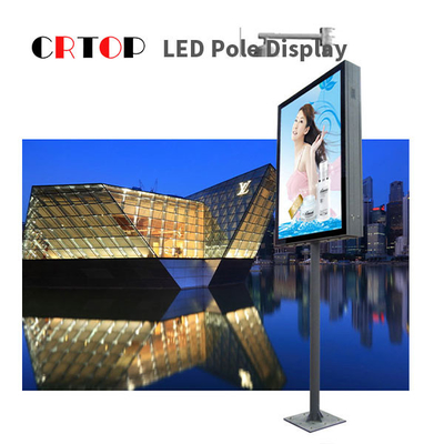 Schermo di Smart LED del contrassegno di Digital del bordo della strada dei pali di illuminazione P4mm della via