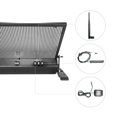 Schermo di pubblicità dell'automobile LED di 1R1G1B 2500cd con forte flessibilità