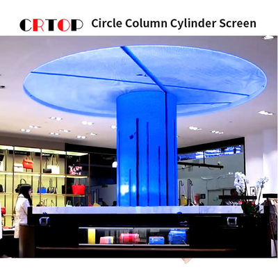Struttura creativa del pixel dello schermo di visualizzazione del LED di Cylintrical P2.5mm 1R1G1B